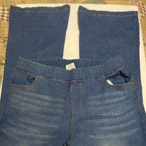 Color 5 flare jeans size L